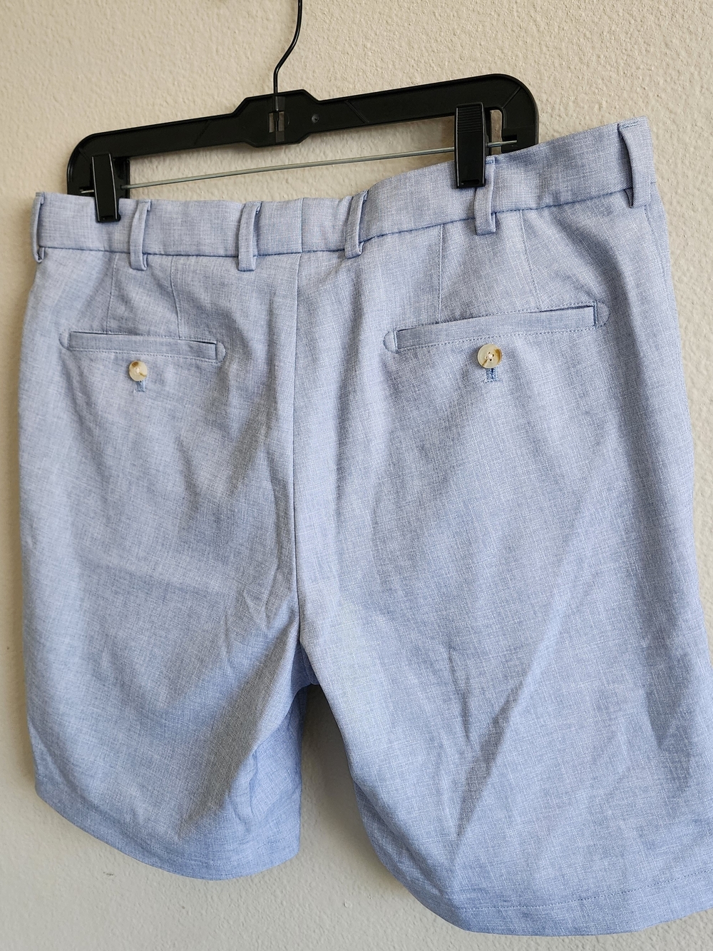 Peter Millar Crown Performance Golf Shorts Light Blue Mens Size 35 - Picture 7 of 9